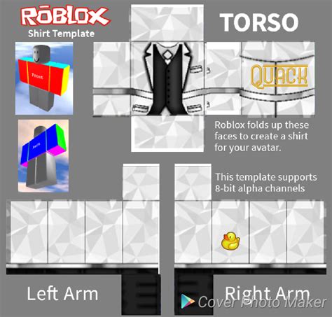 roblox shirt design template